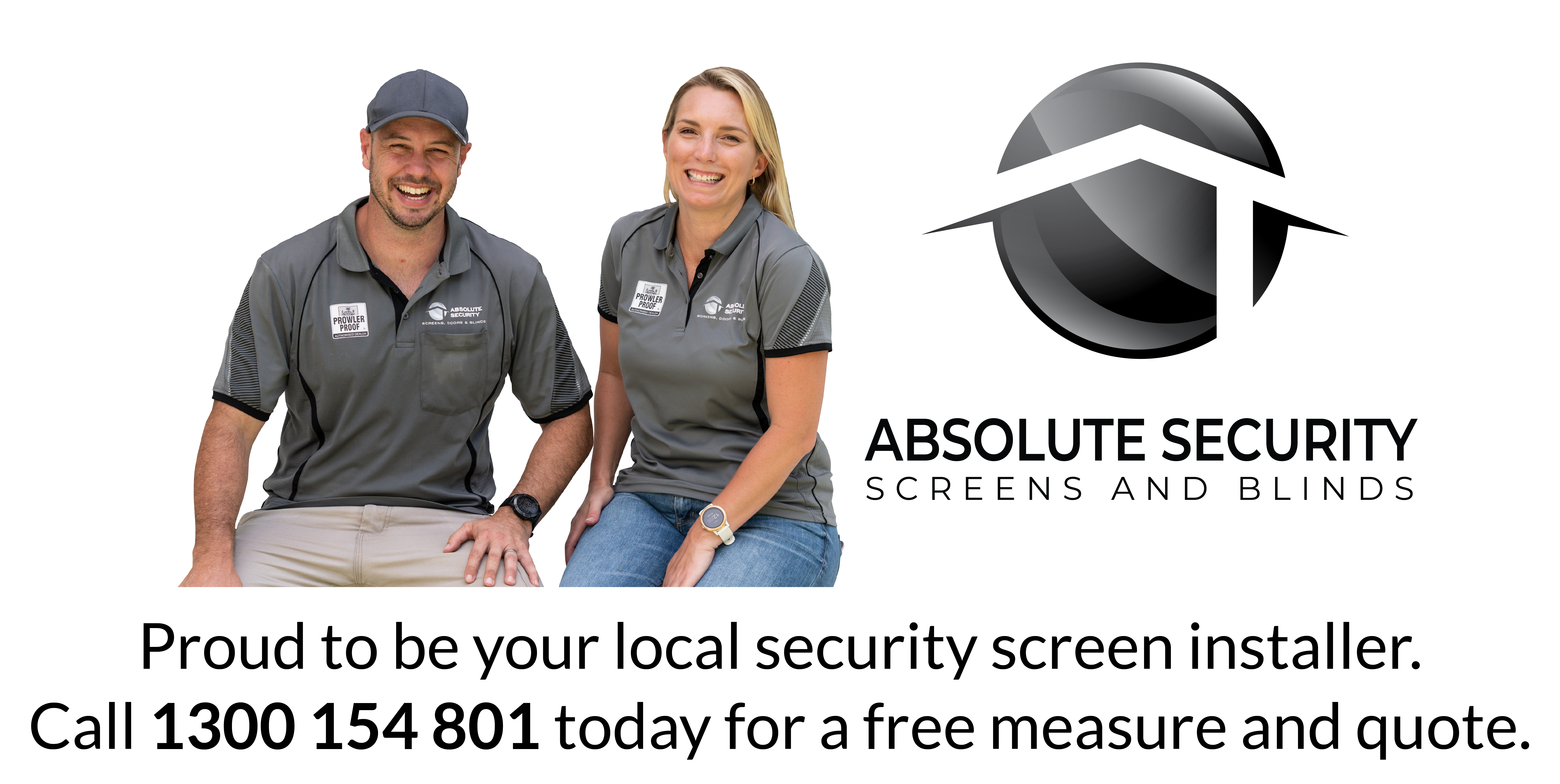 Absolute Security owners with logo, Prowler Proof certified dealer