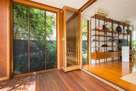 Floor to ceiling Prowler Proof ForceField fixed windows on enclosed deck area in Annerley.
