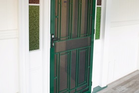 Green Prowler Proof Screen Door Heritage Door