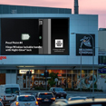 GOA digital billboard with Prowler Proof artwork