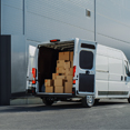Delivery Vanwith packages