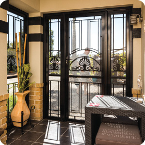 Heritage Screen Doors on entrance of home