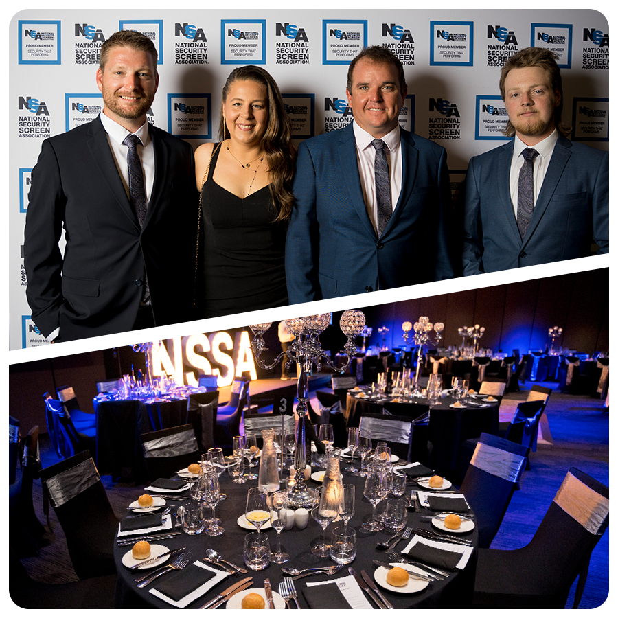 NSSA design awards gala dinner with Prowler Proof certified dealers