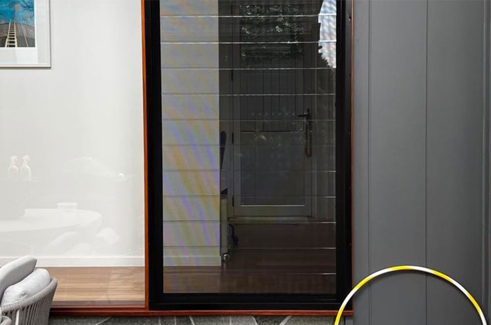 ForceField screen on louvre windows