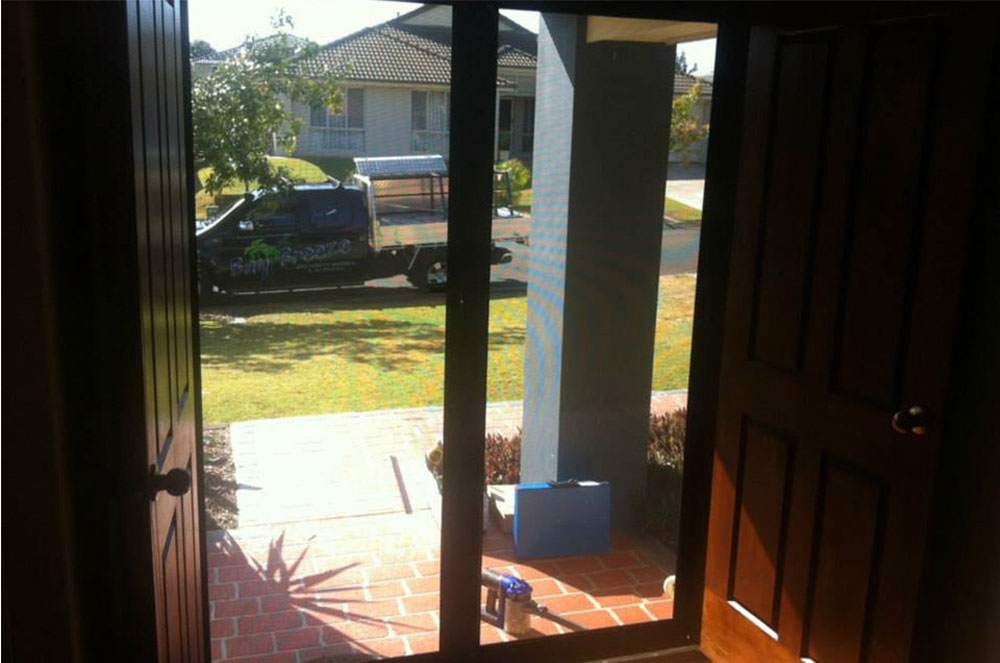 Inside view of ForceField french door