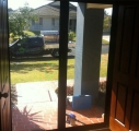 Inside view of ForceField french door