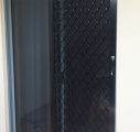 Sliding large diamond grill doors